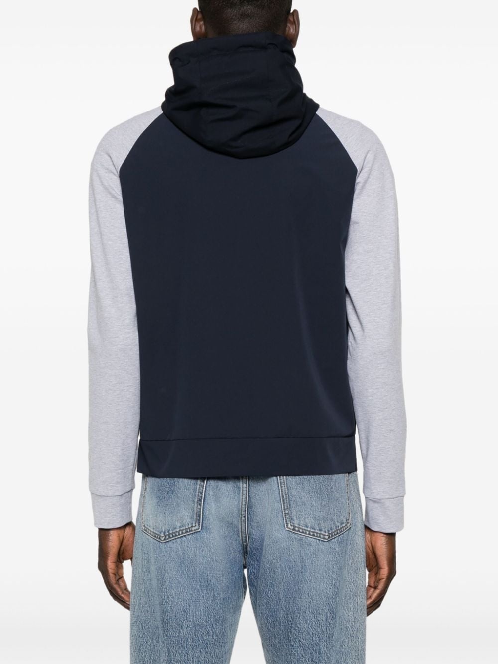 panelled hooded jacket - 4