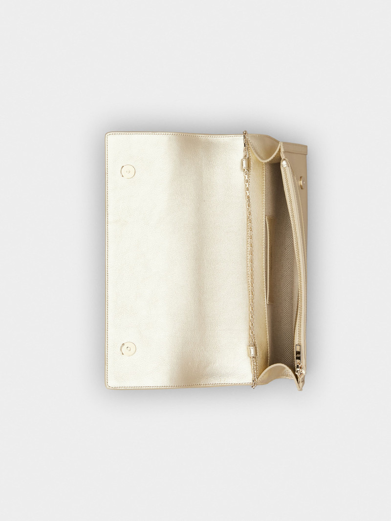 Belle Vivier Clutch in leather 4