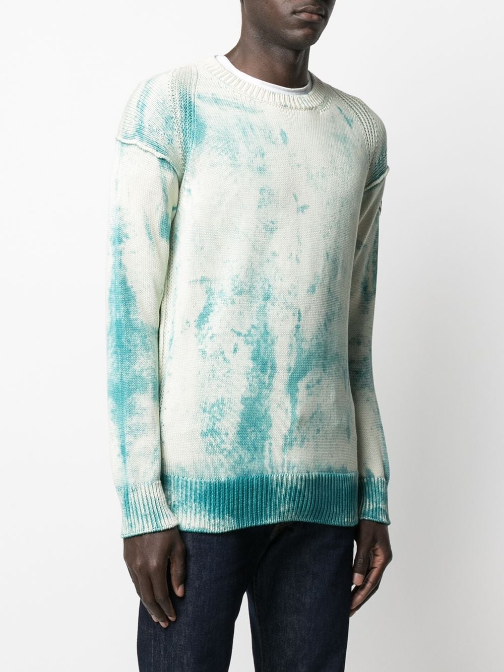 tie-dye cotton jumper - 3