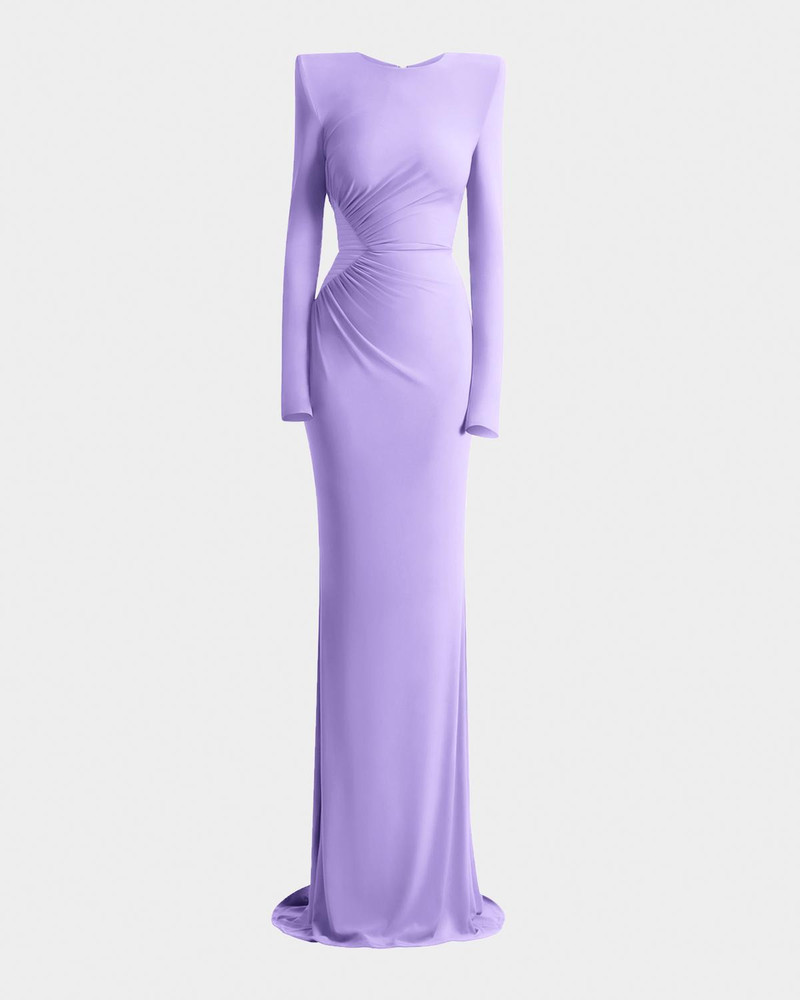 Echoes of Self Gathered Jersey Gown 1