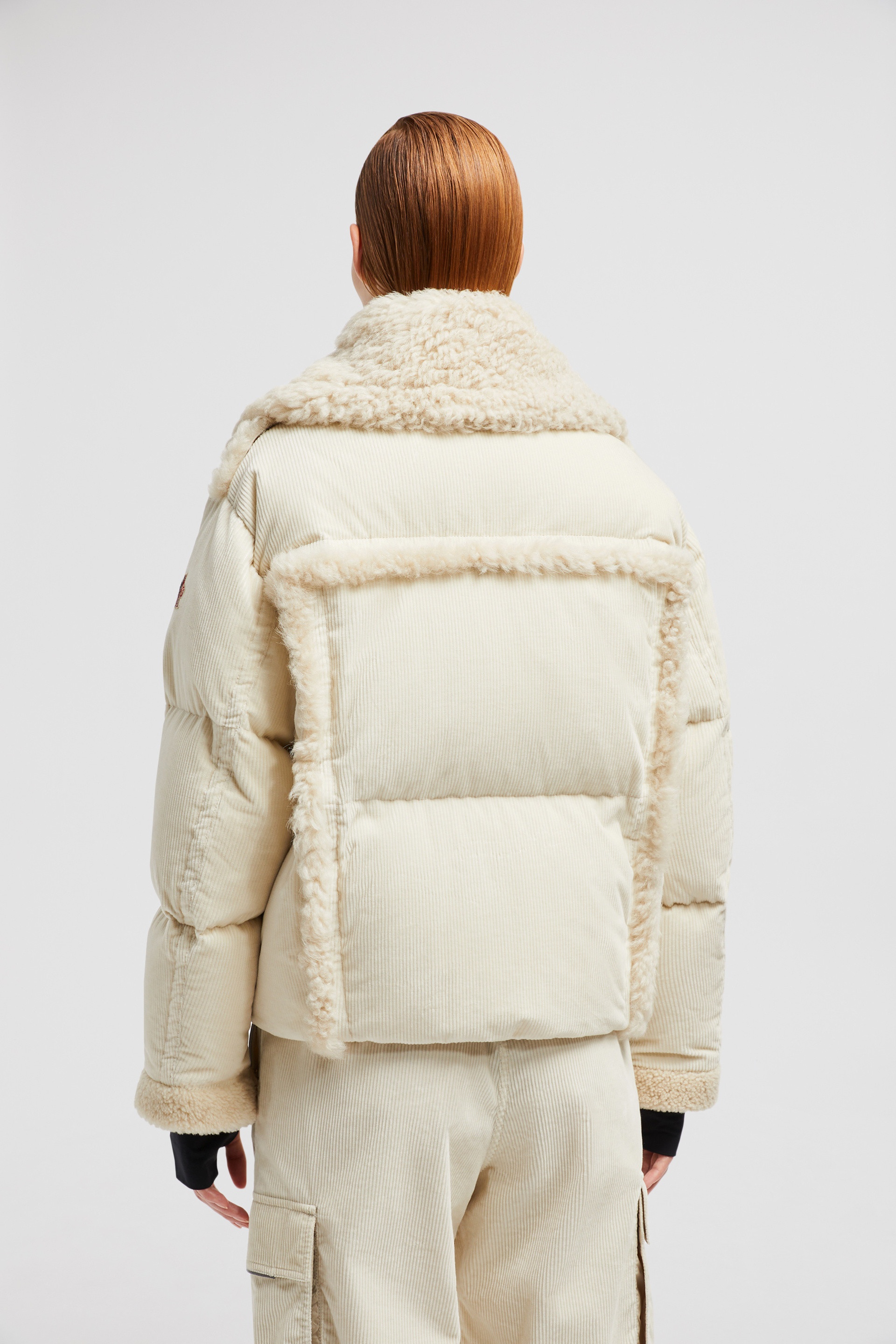 Caleu Corduroy Short Down Jacket - 5