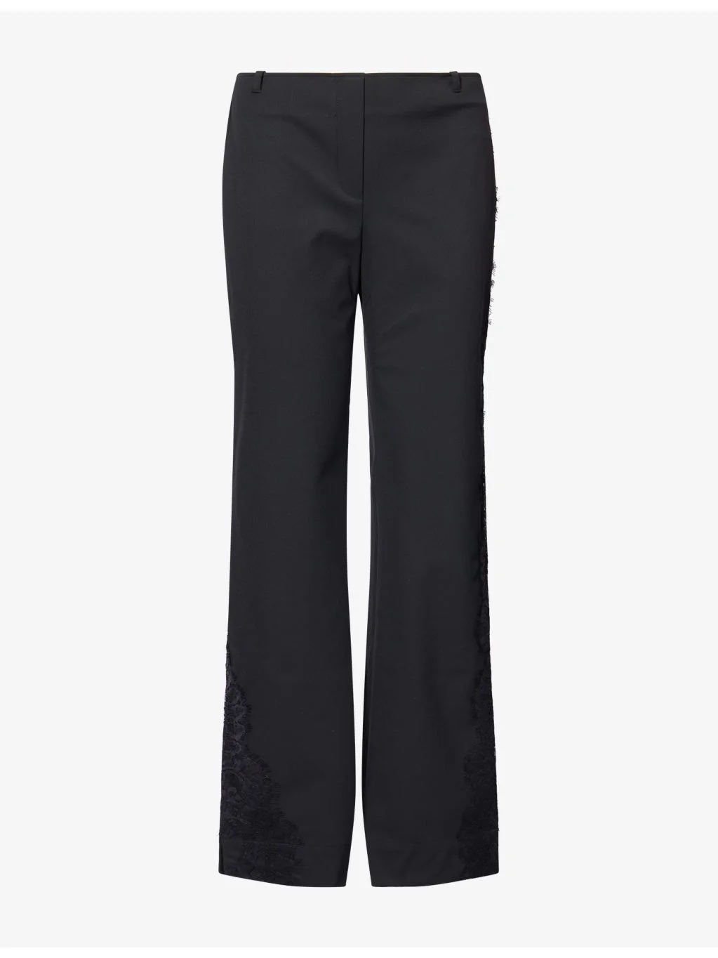 Sabonnie Lace-Trim Woven Trousers - 1