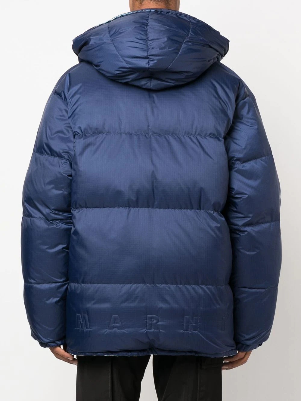 reversible padded hooded coat - 4