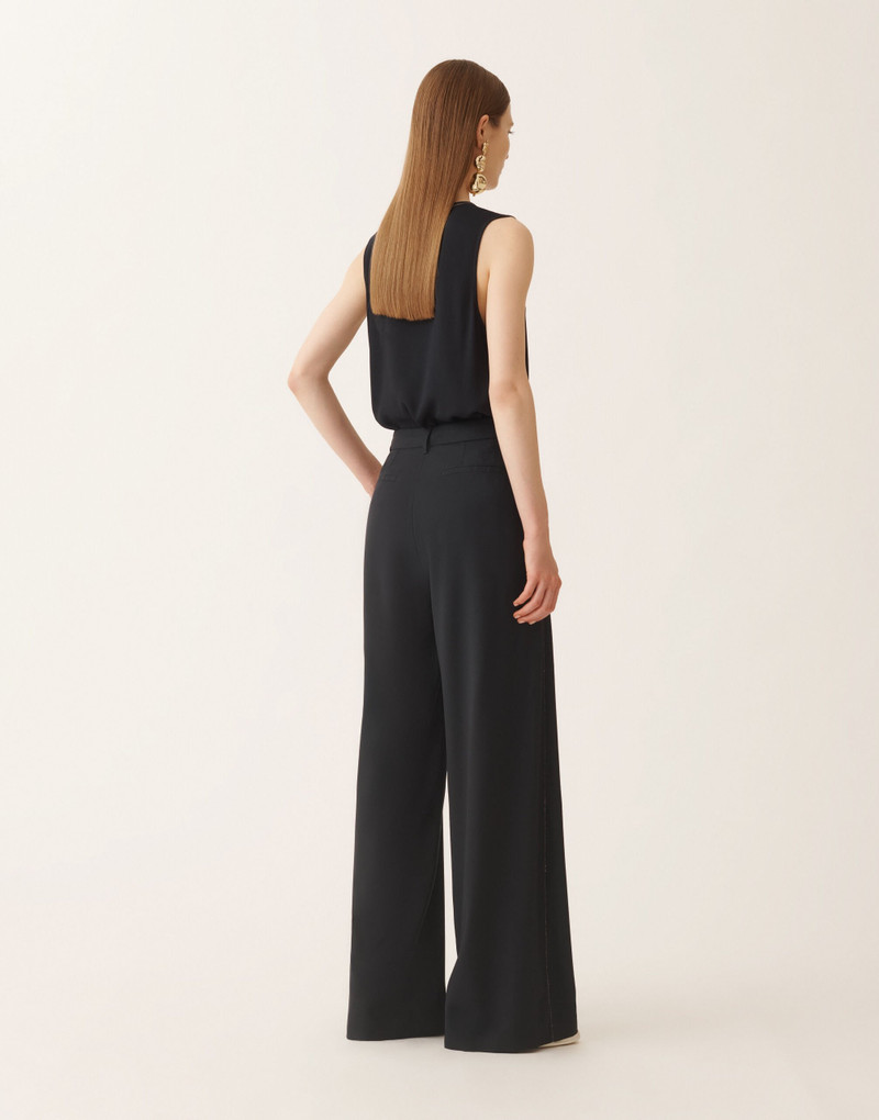 Spoleto trousers in bi-stretch fresco wool 4