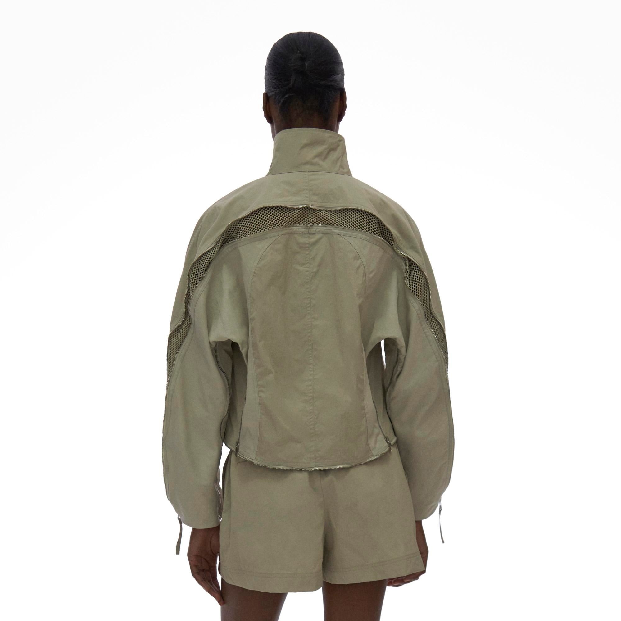 ZIP MESH BOMBER JACKET - 4