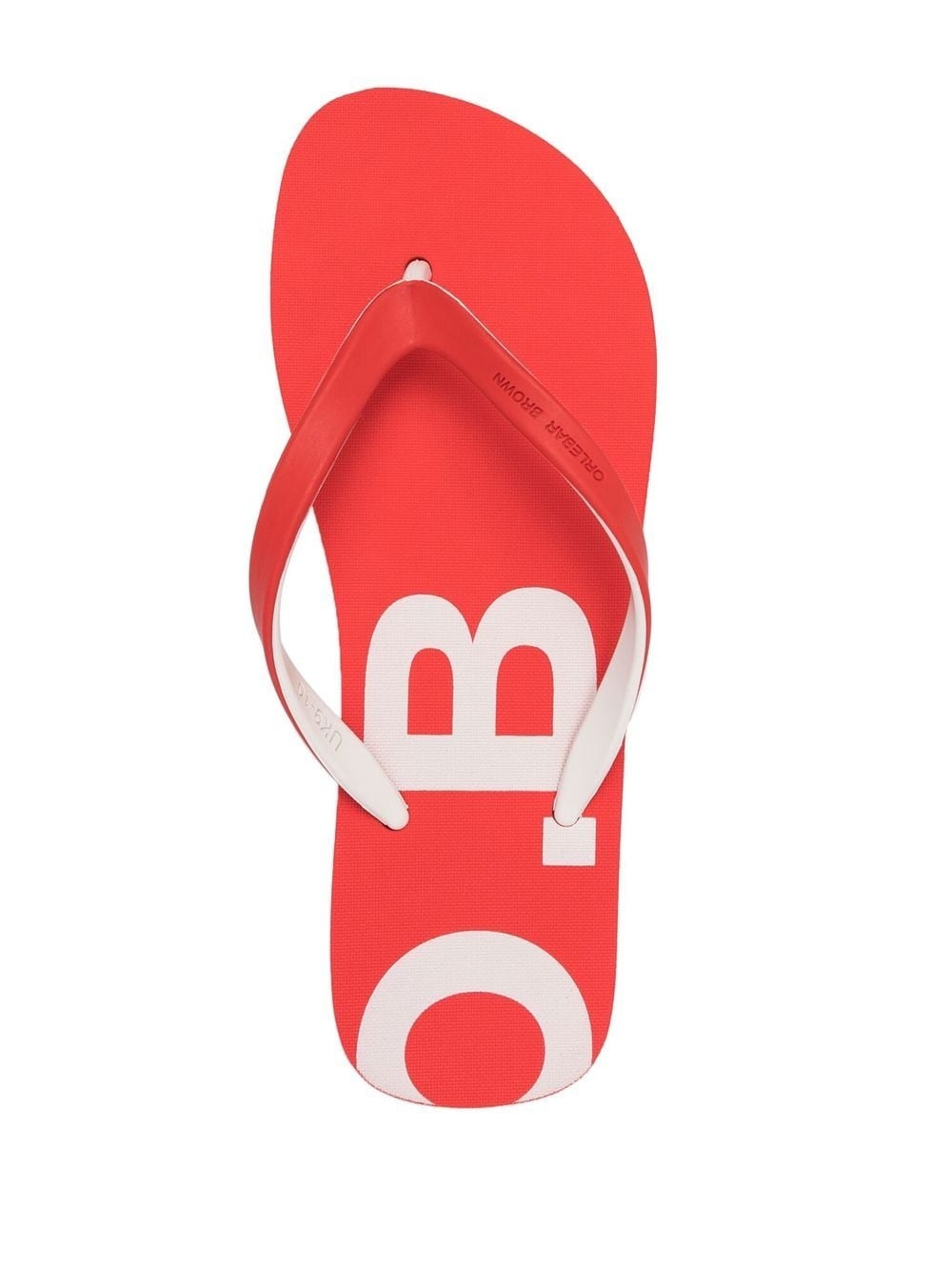 Haston logo flat flip-flops - 4