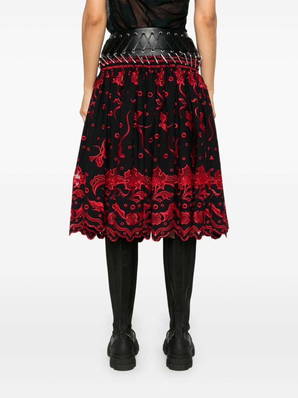 Ida Carabiner midi skirt - 4