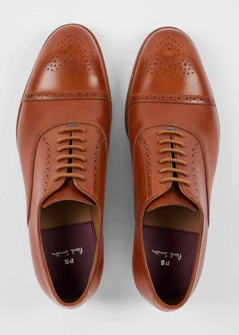 Tan Leather 'Philip' Shoes 3