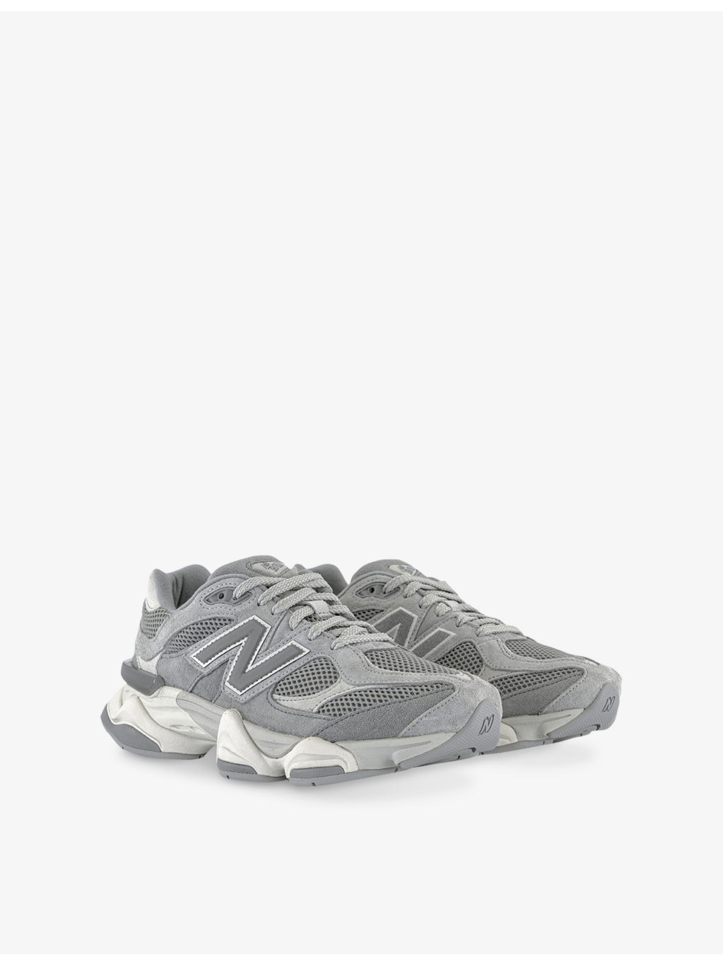 9060 Suede and Mesh Low-Top Trainers - 3