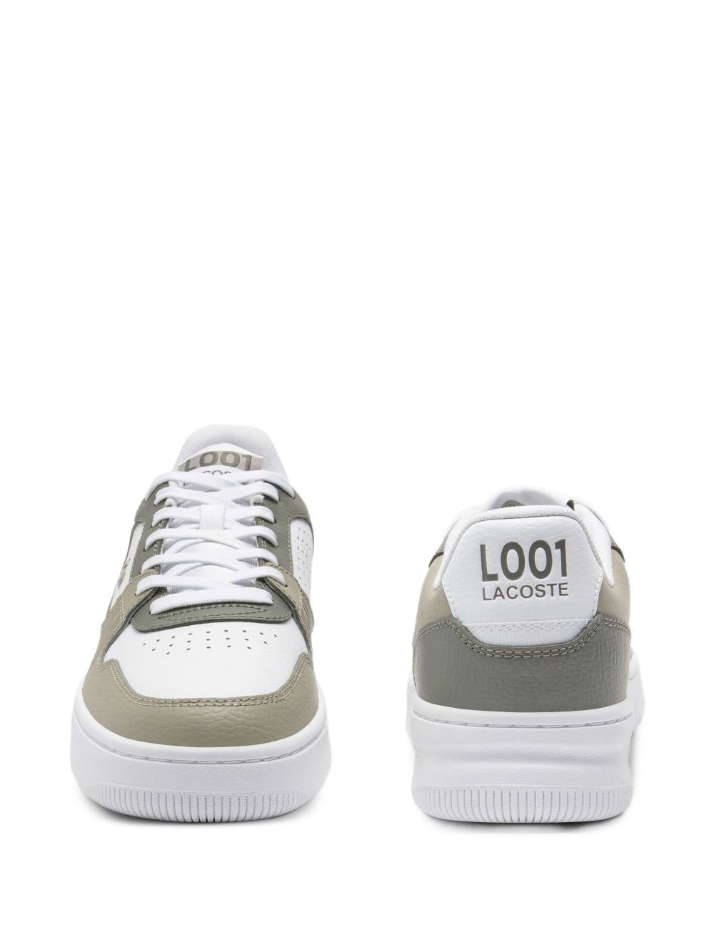 L001 panelled leather sneakers - 3