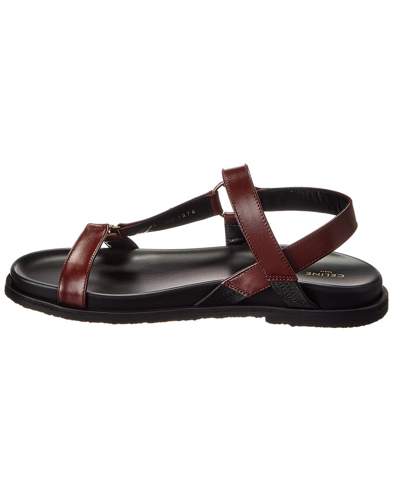 CELINE CELINE Maud Triomphe Leather Sandal outlook
