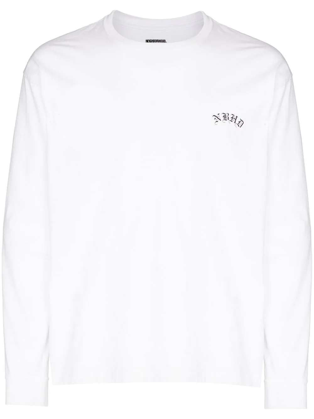 Above slogan-print long-sleeve T-shirt - 1