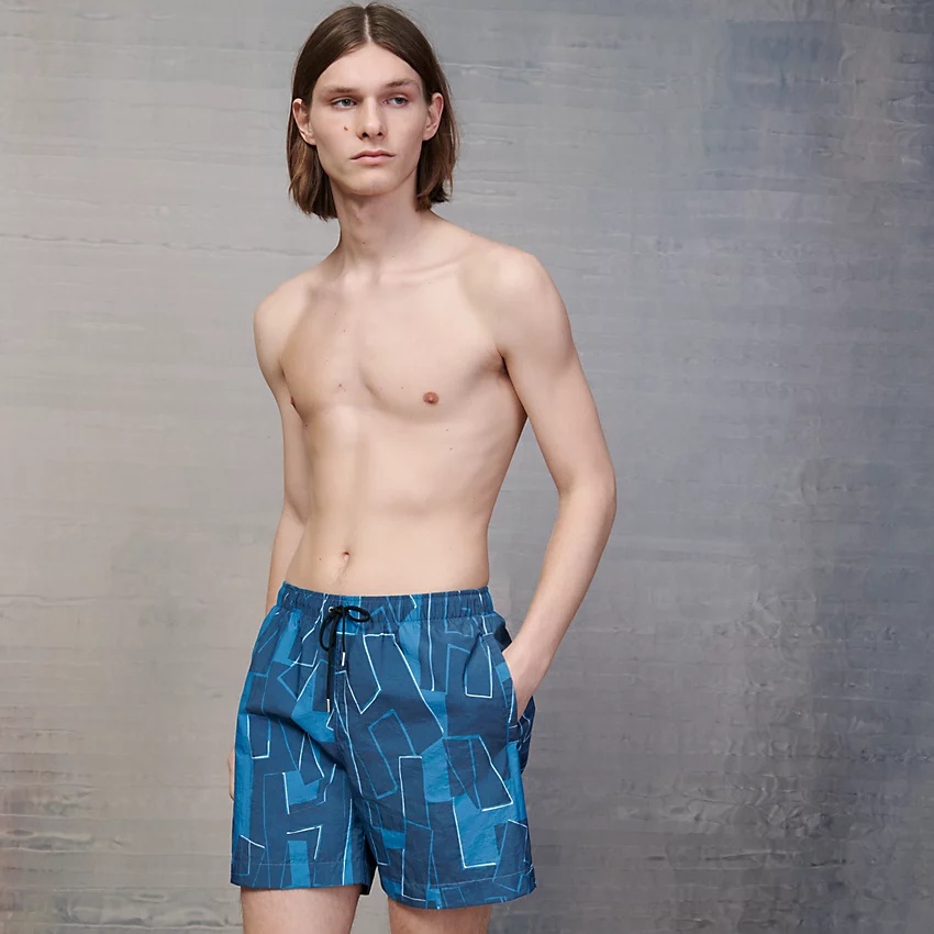 "Decoupage de H" swim trunks - 1