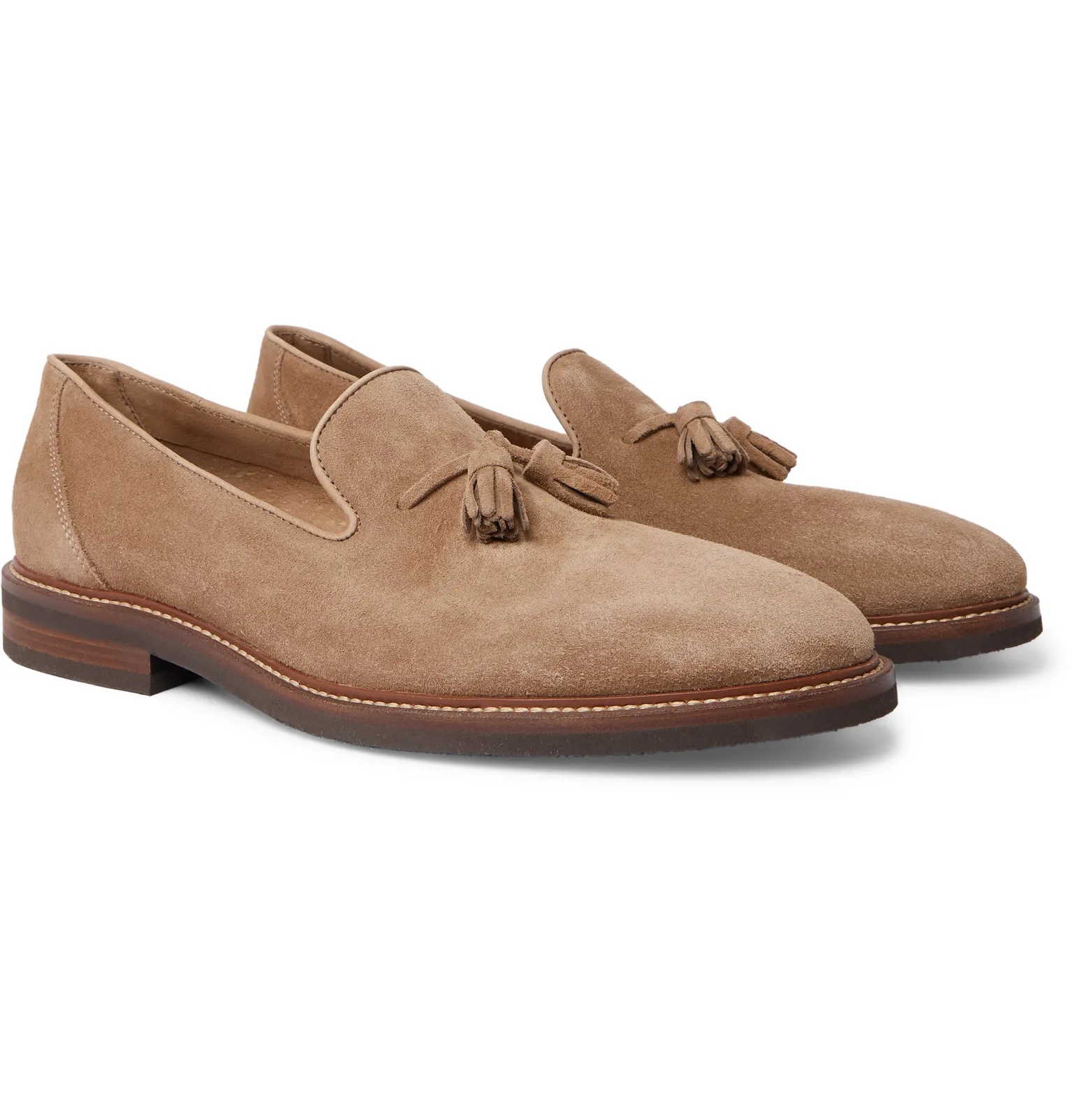 Suede Tasselled Loafers - 2