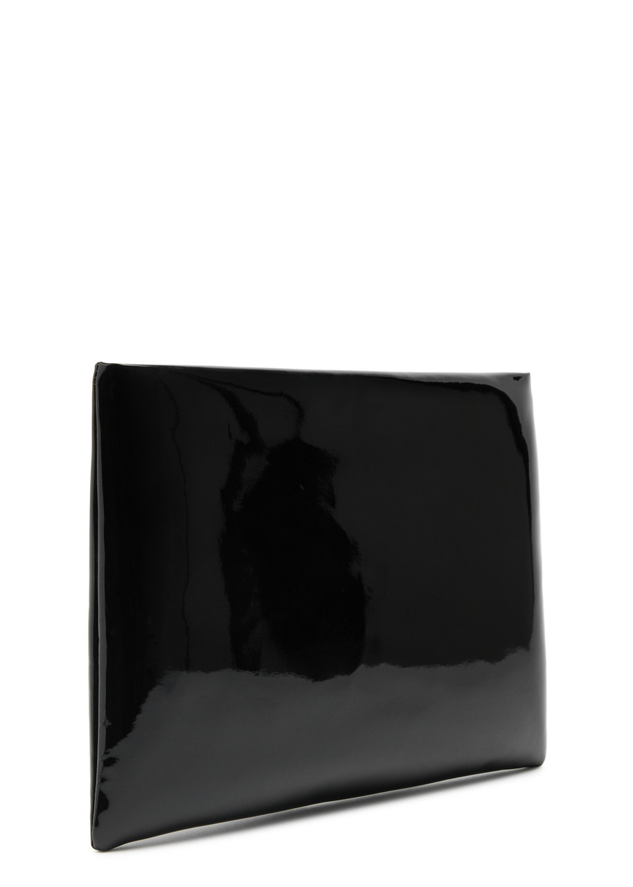 Saint Laurent Calypso Large Patent Leather Pouch - 2