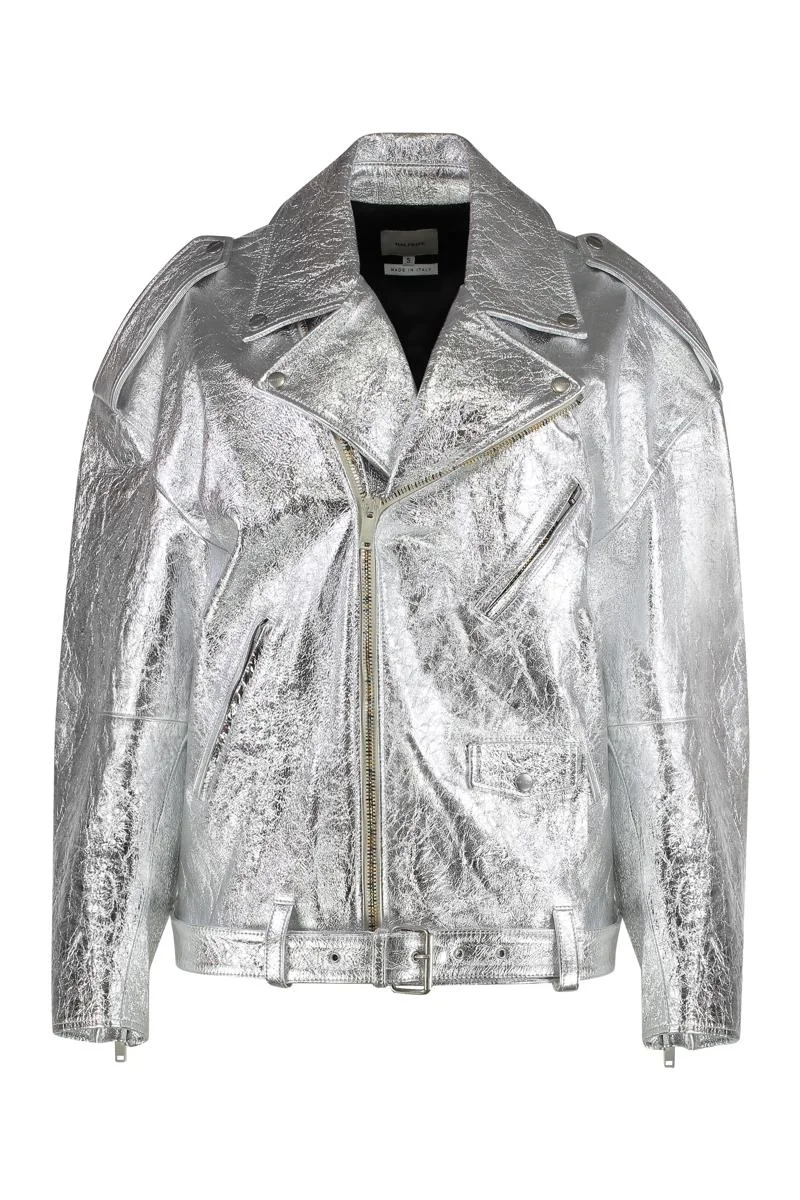 Halfboy Metallic Leather Jacket - 1