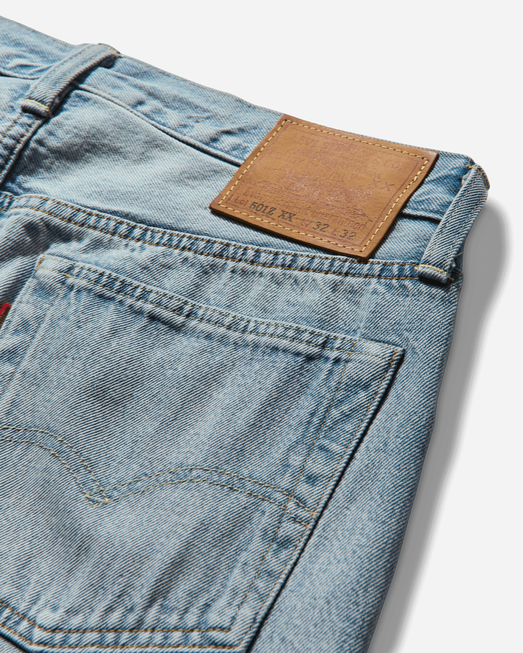Men's 1954 501XX Selvedge Denim Jeans Blue - 3