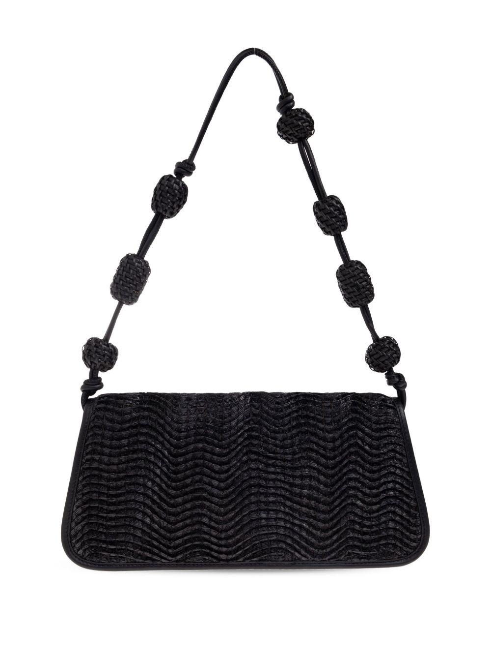 small Sunniva raffia shoulder bag - 3