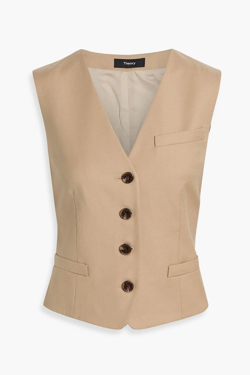 Wool-twill vest - 1