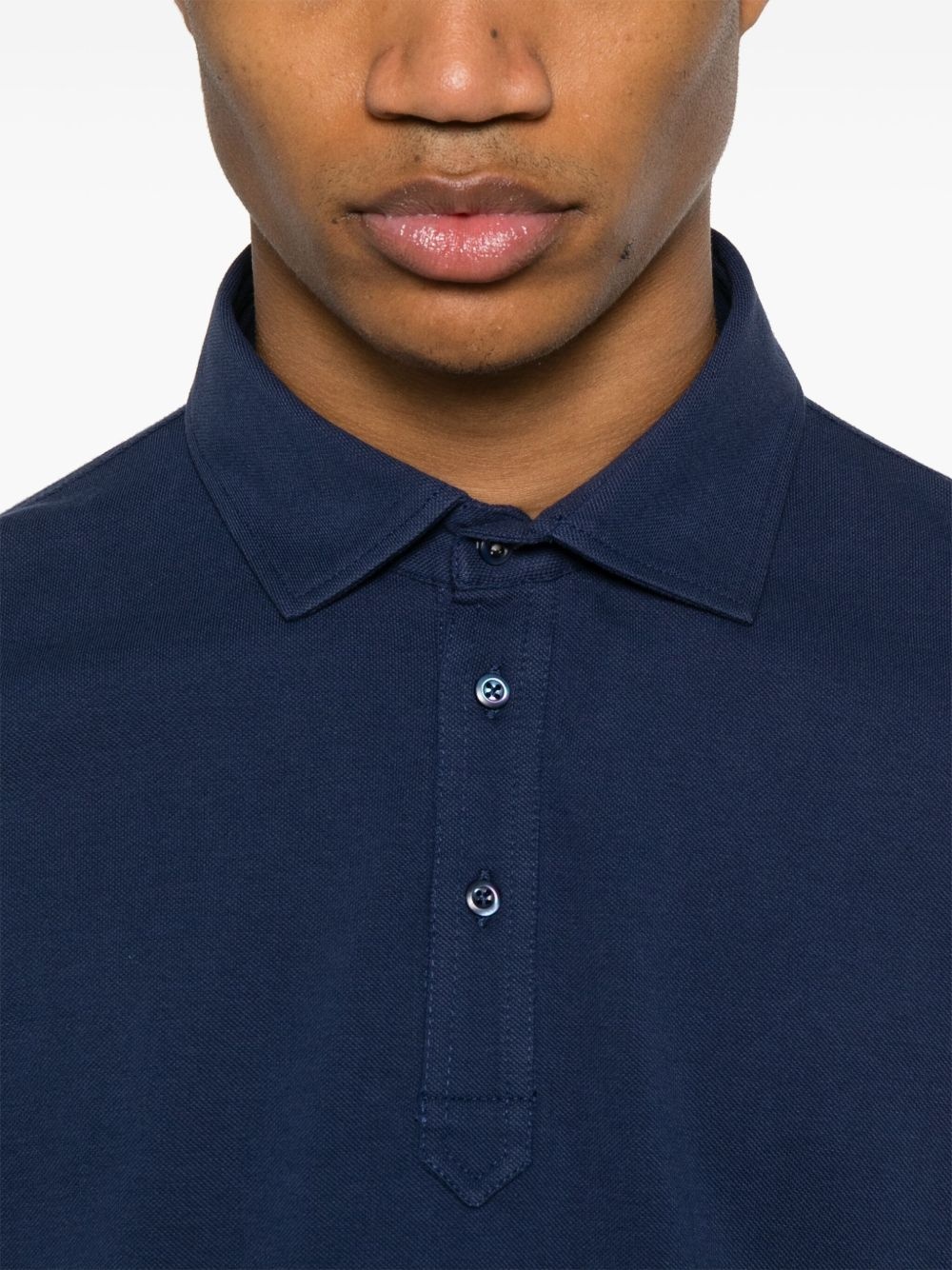 Brunello Cucinelli faux-layered polo shirt | REVERSIBLE