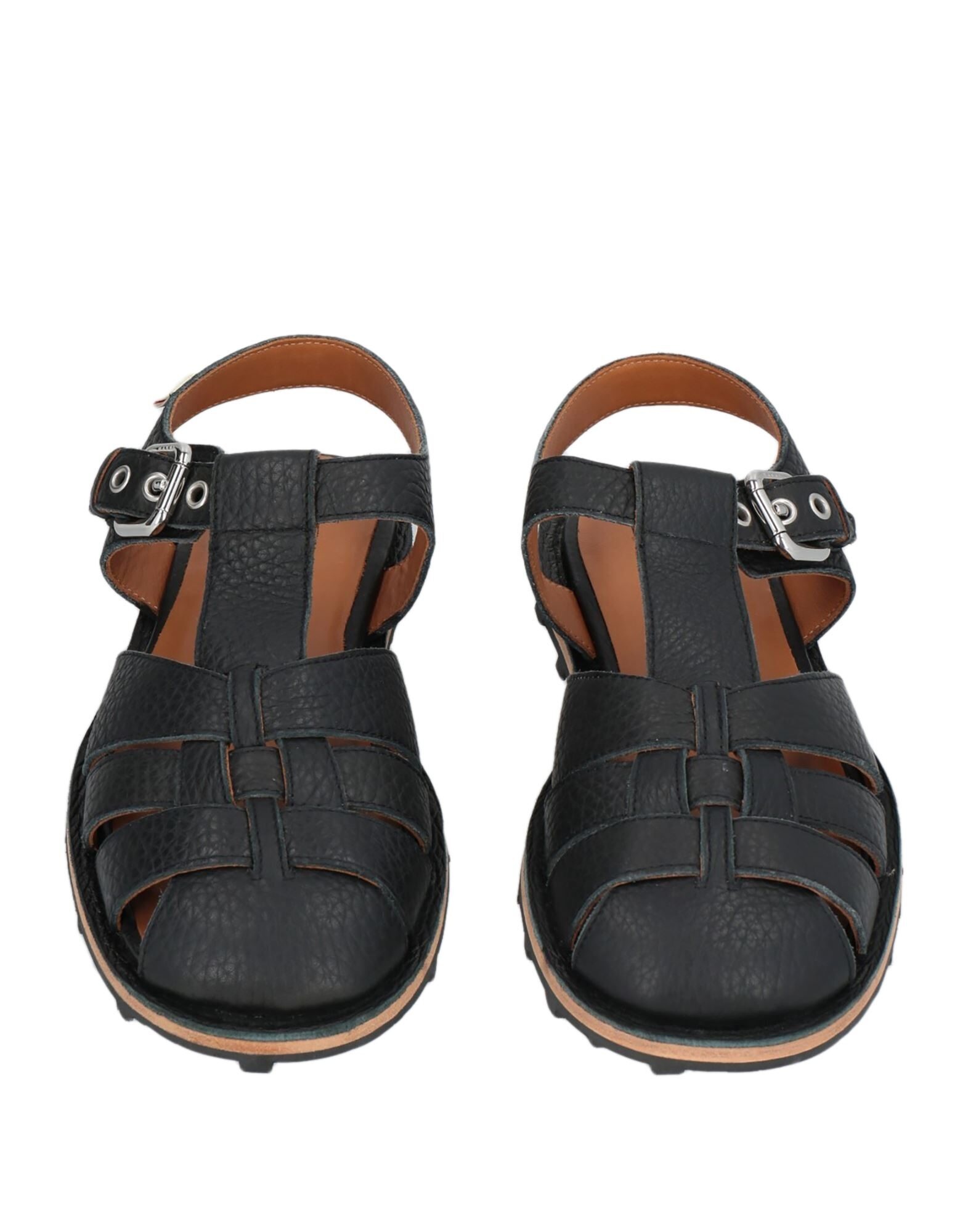 Black Men's Sandals - 4