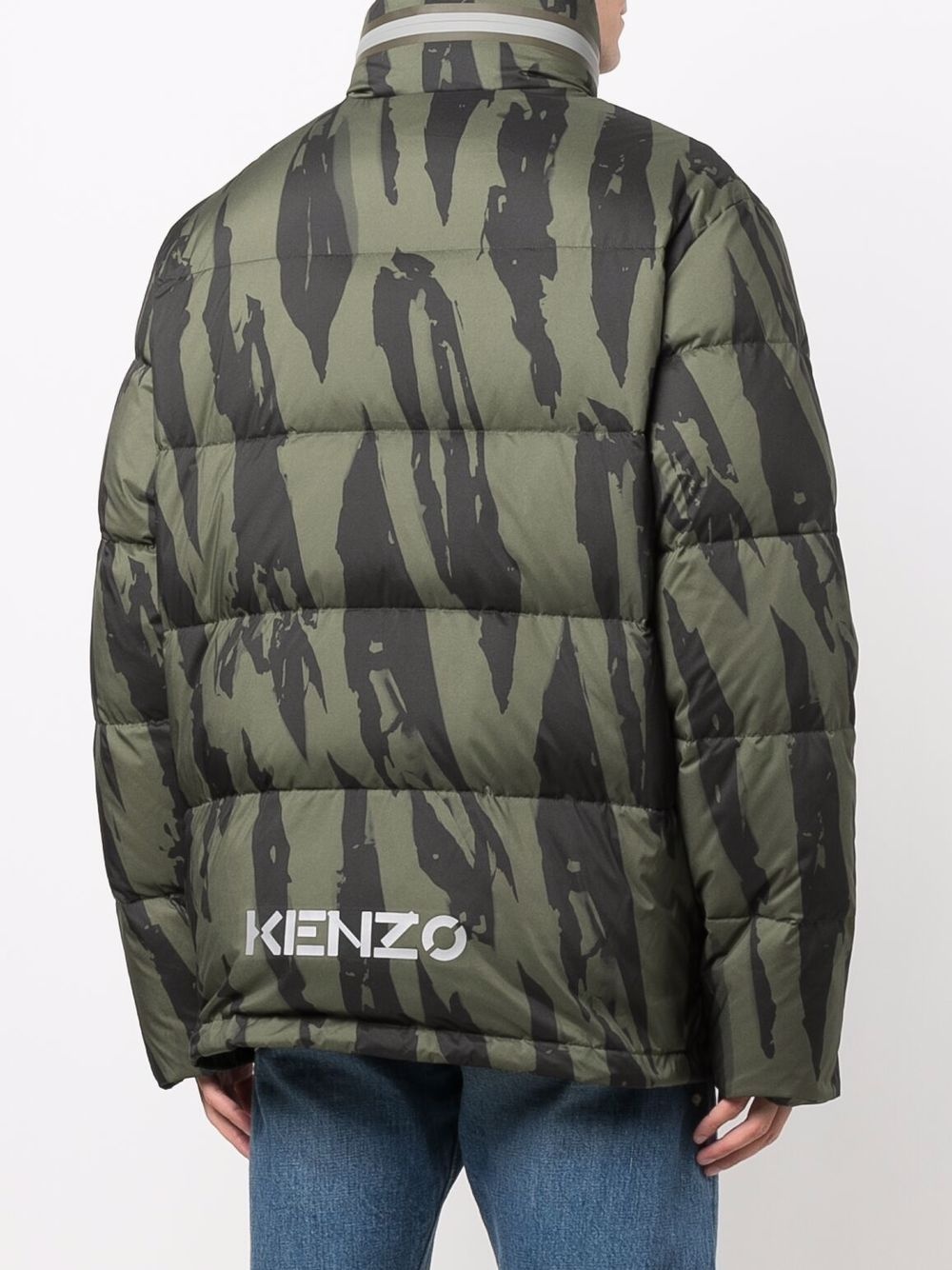 Pleat Camo-print puffer jacket - 4