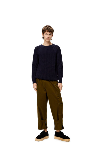 Loewe Crew neck sweater in wool and cotton outlook