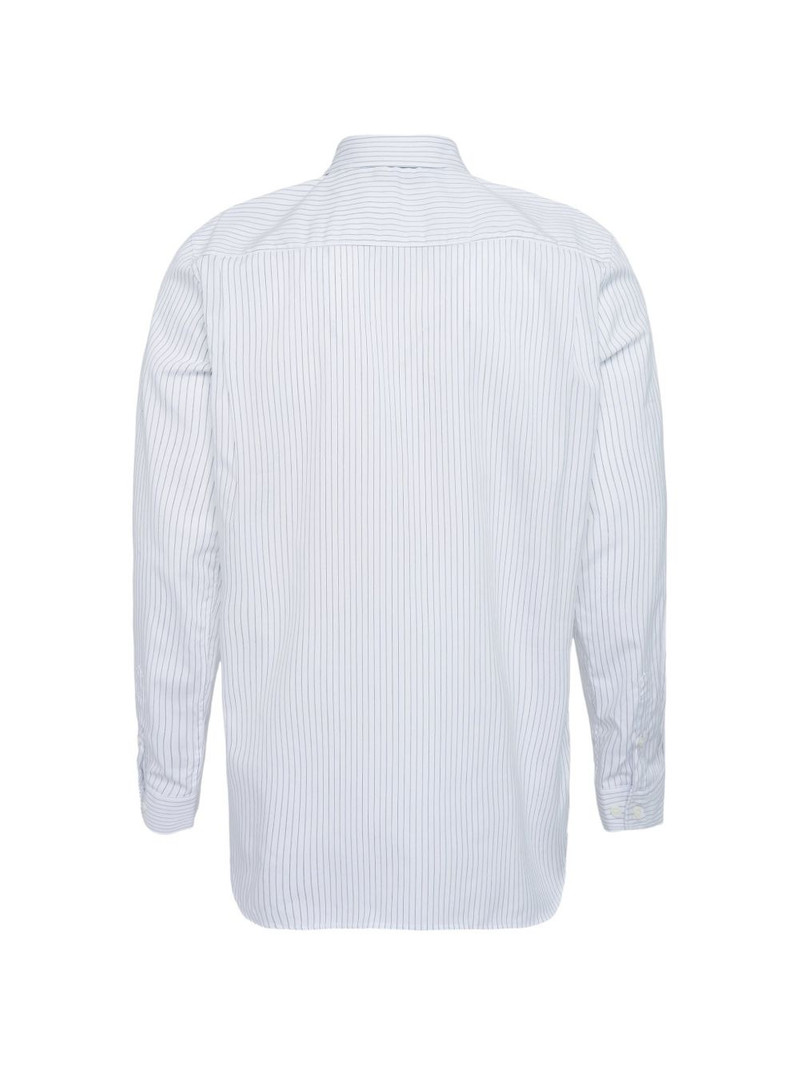 TAAKK floral-appliqué striped shirt outlook