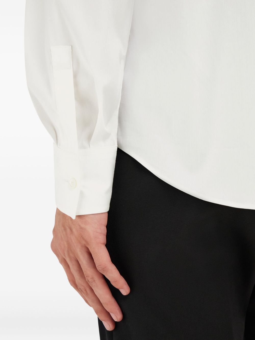 F-embroidered shirt - 6