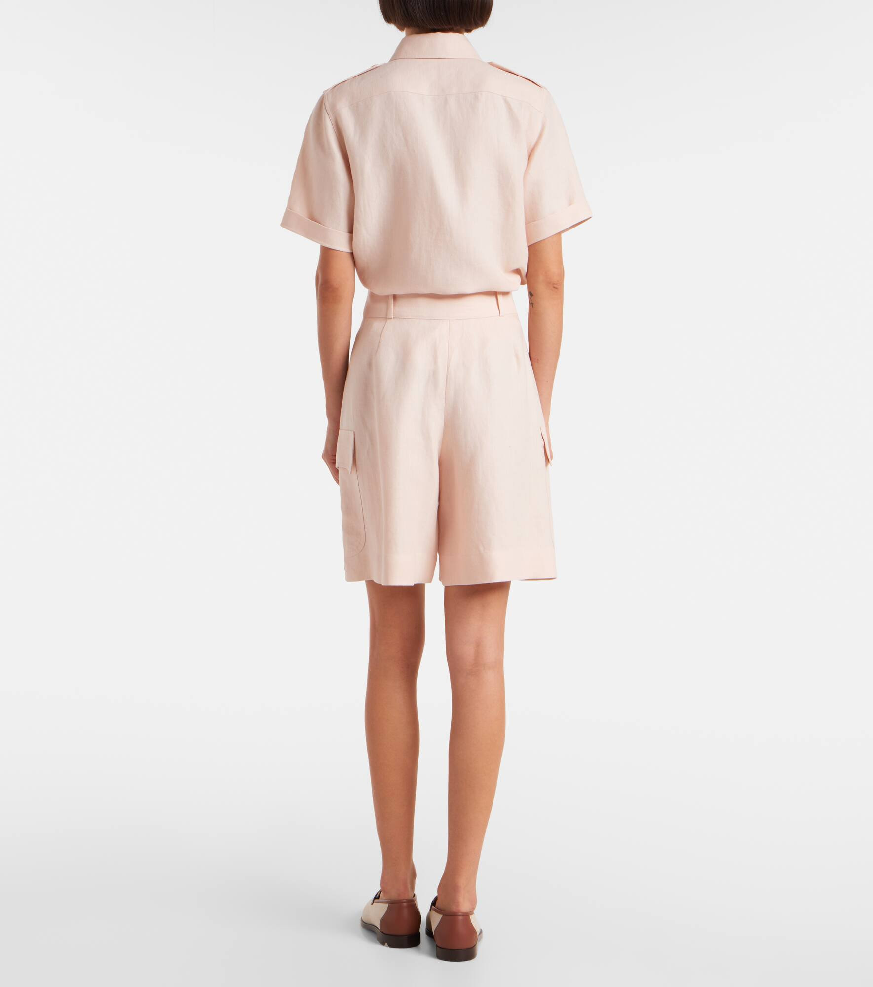 Linen Bermuda shorts - 3