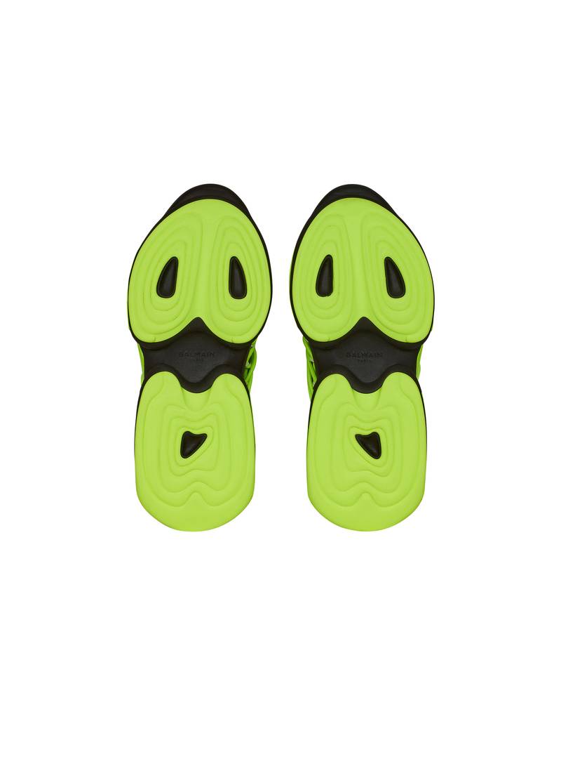 Leather, neoprene and mesh B-Bold low-top sneakers 4