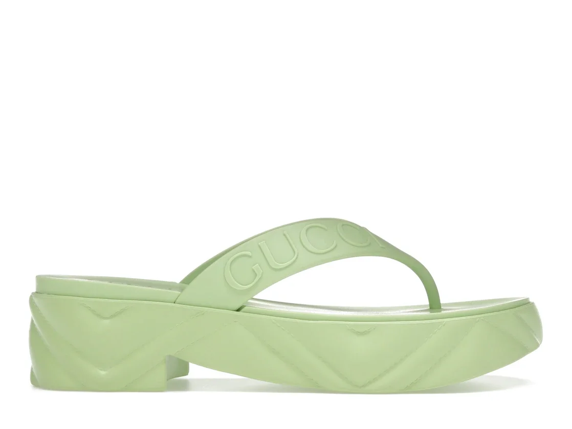 Gucci Thong Platform Sandal Light Green (Women's) - 1