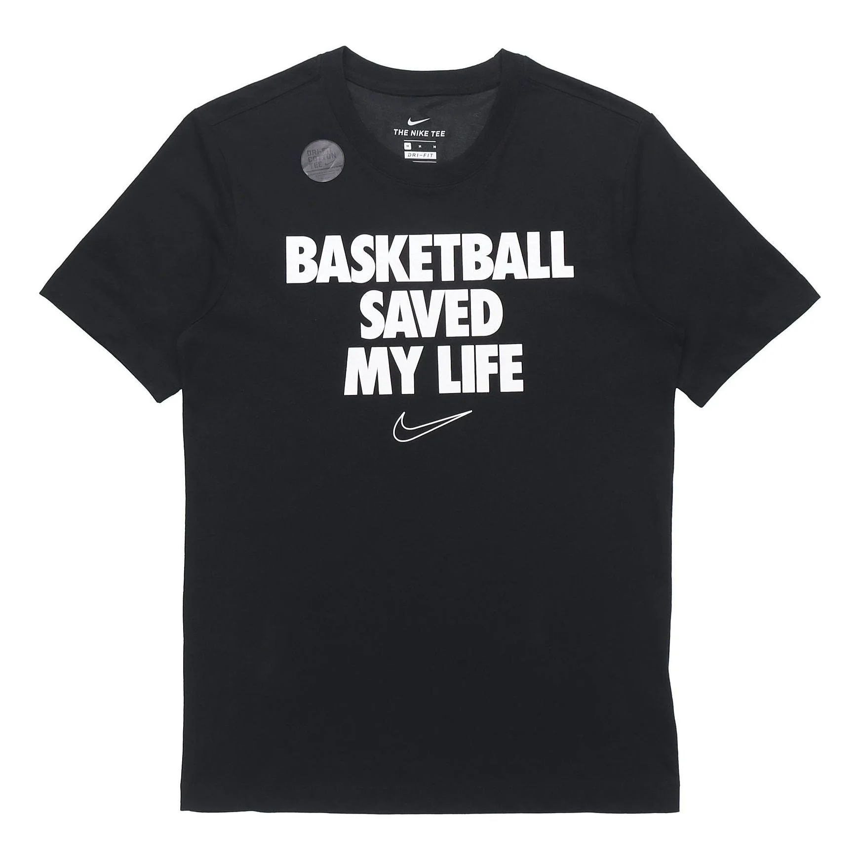 Nike Casual Sports Basketball Round Neck Short Sleeve Black CD1132-010 - 1