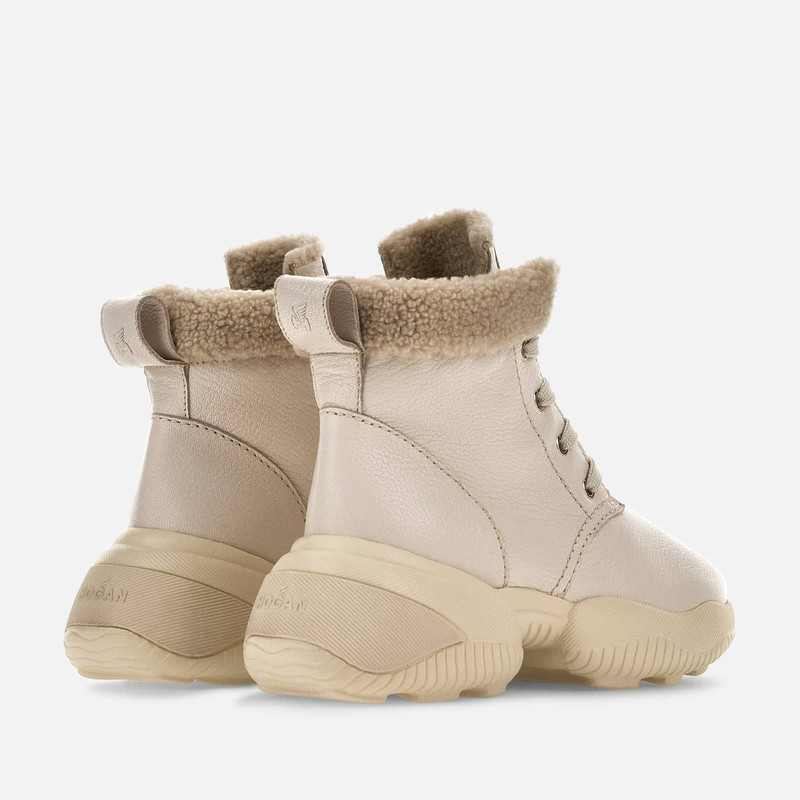 HOGAN Hogan Interaction - Ankle Boots Beige outlook