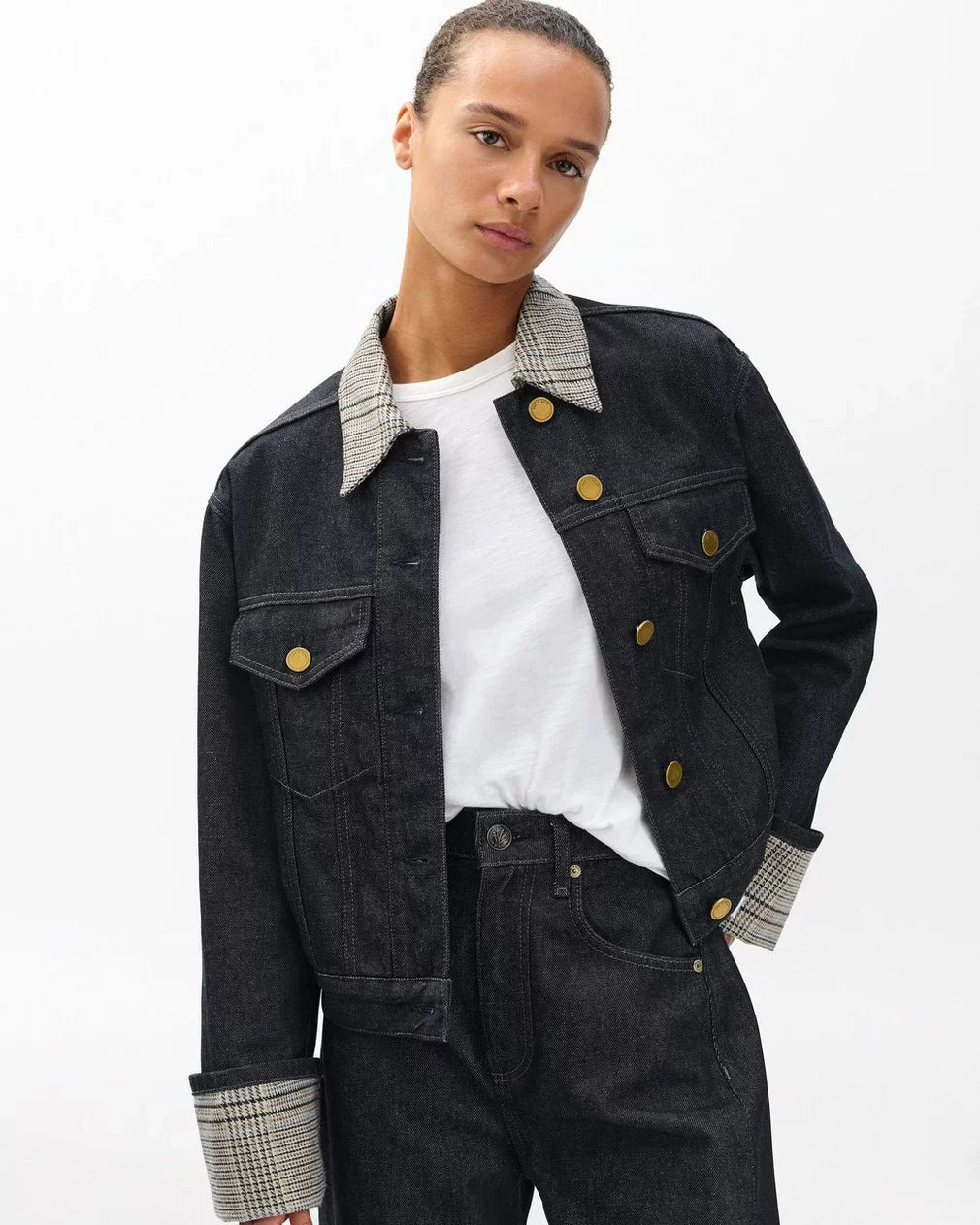 Harriet Denim Trucker Jacket - 2