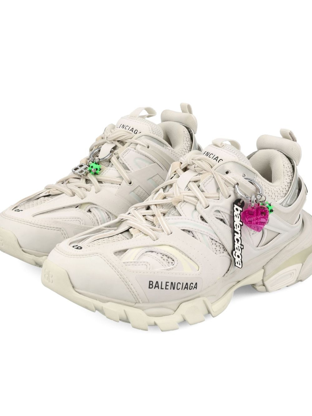 layered track sneakers - 4
