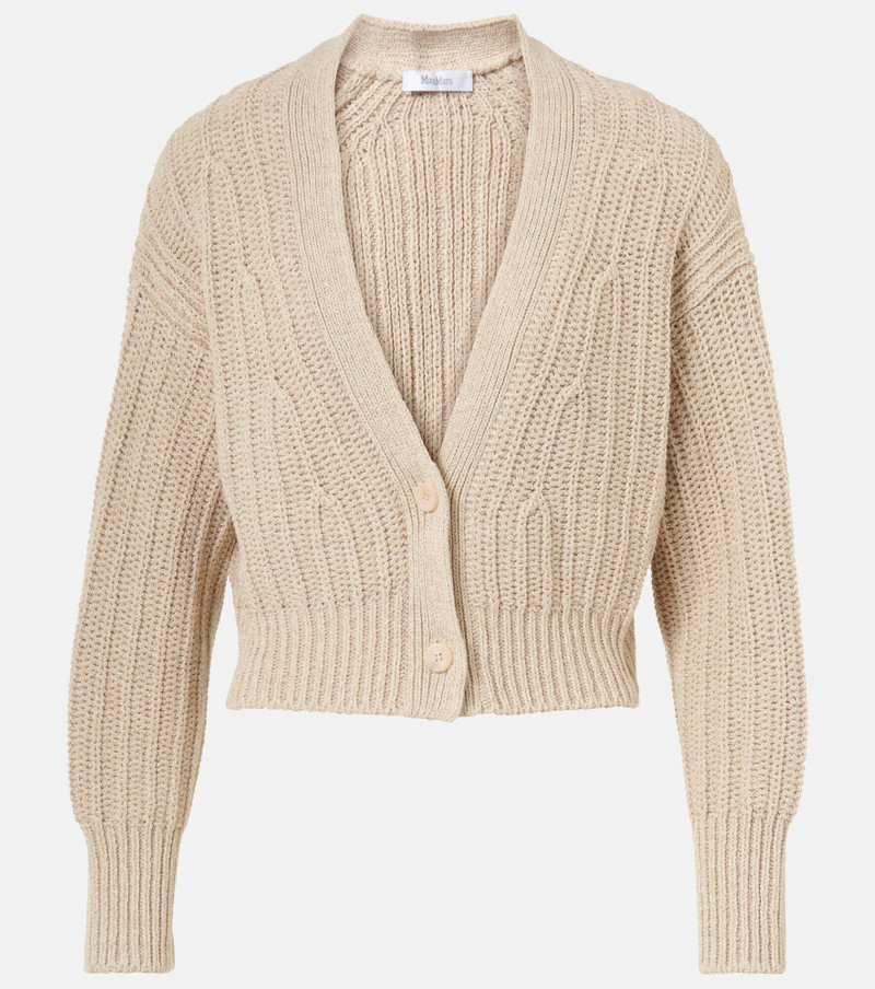 Stelvio linen and cotton cardigan - 1