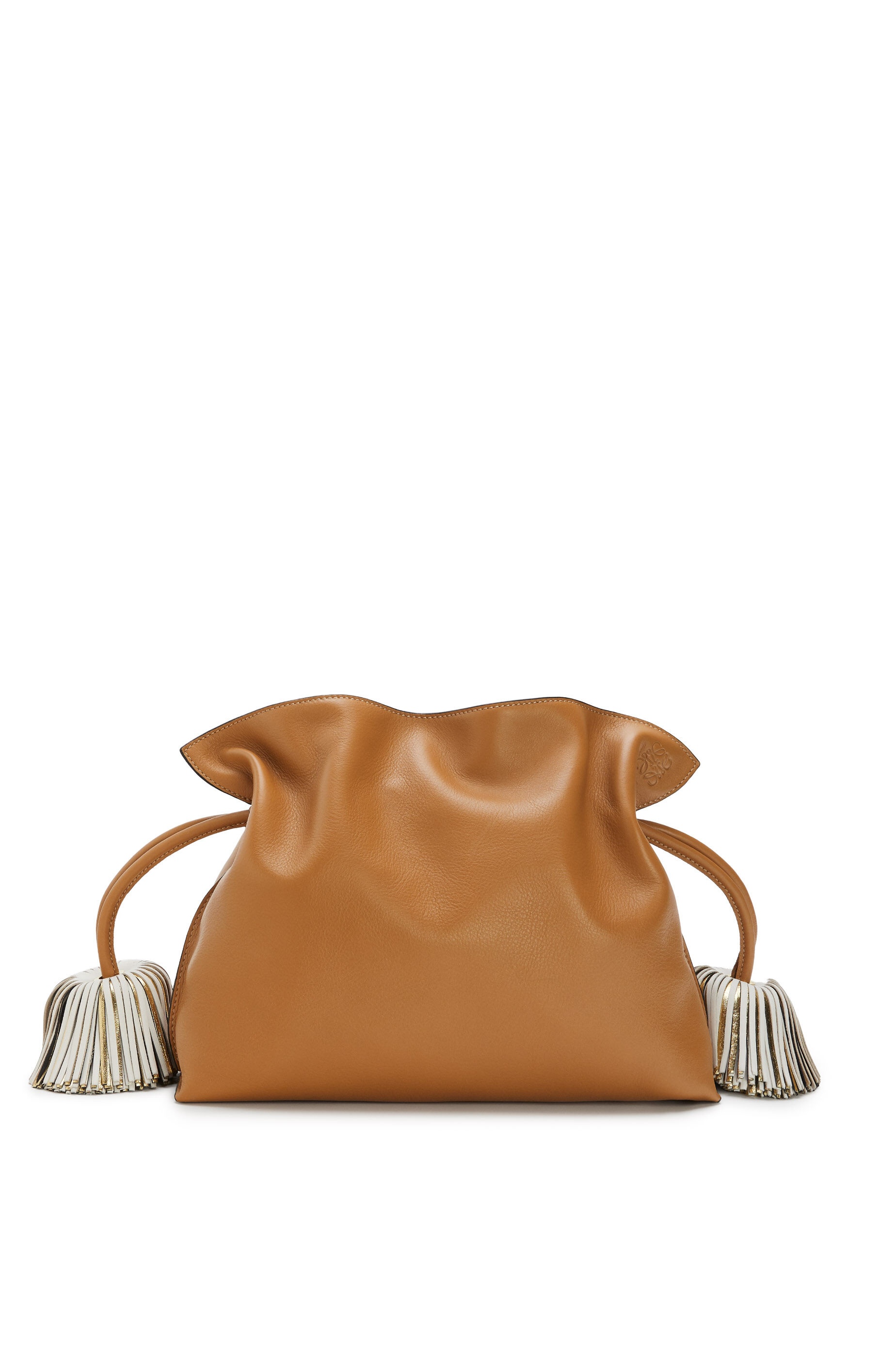 Flamenco clutch bell tassel in nappa calfskin - 1