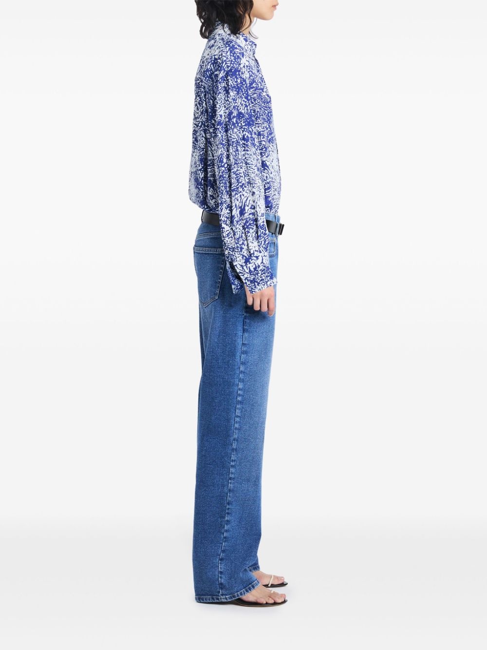 Norman abstract-print blouse - 3