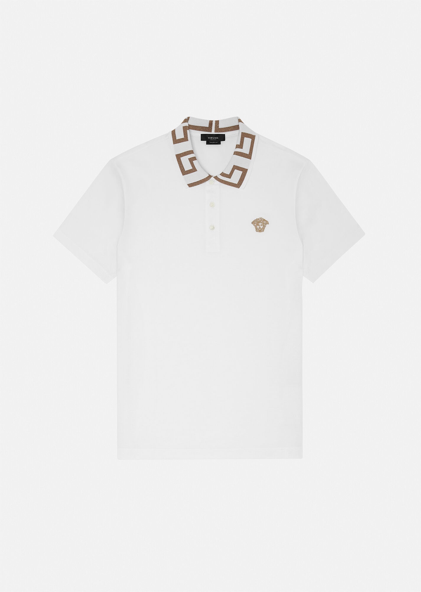 Greca Collar Polo Shirt - 1