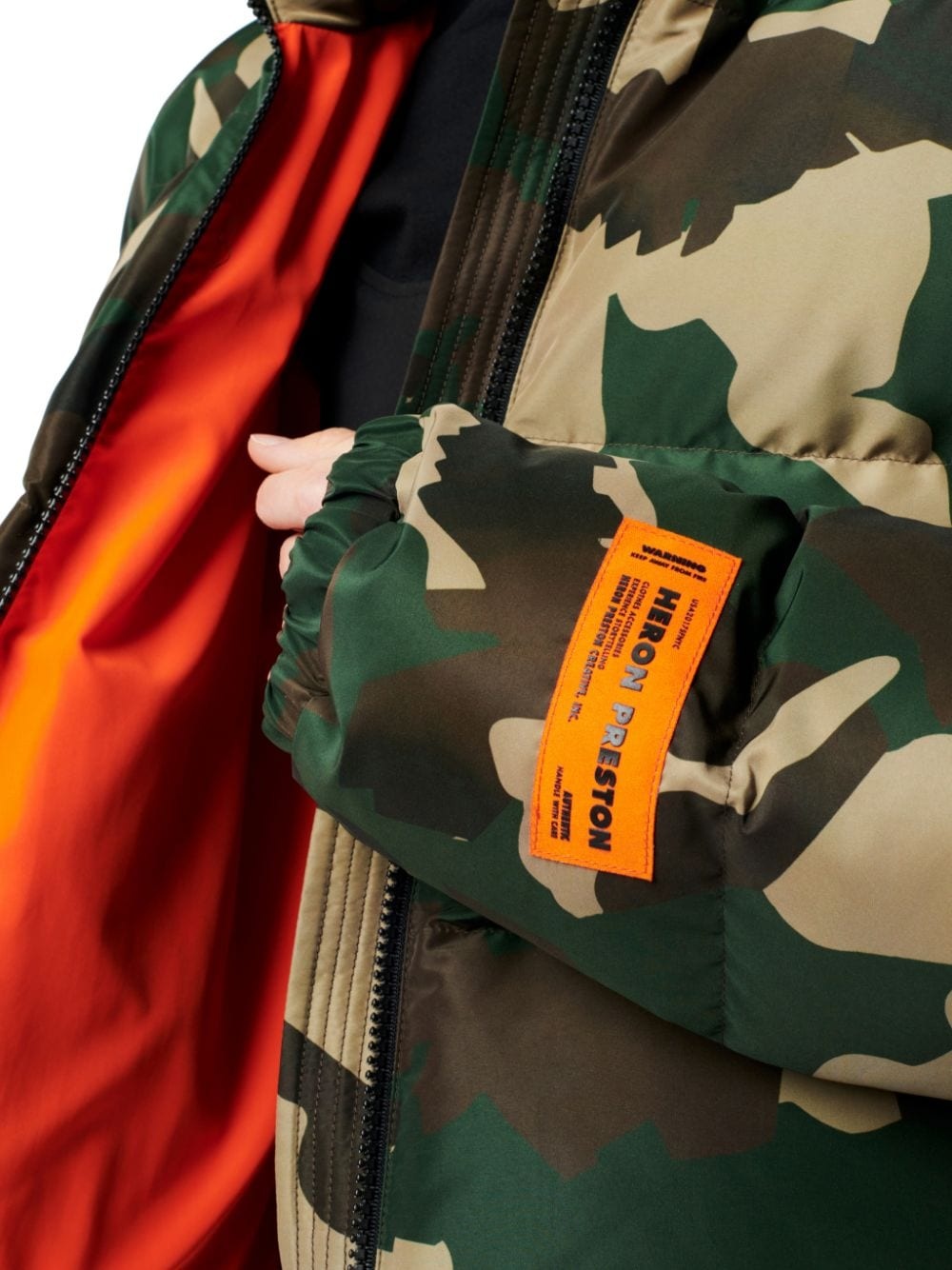 NYLON CAMO PUFFER - 5