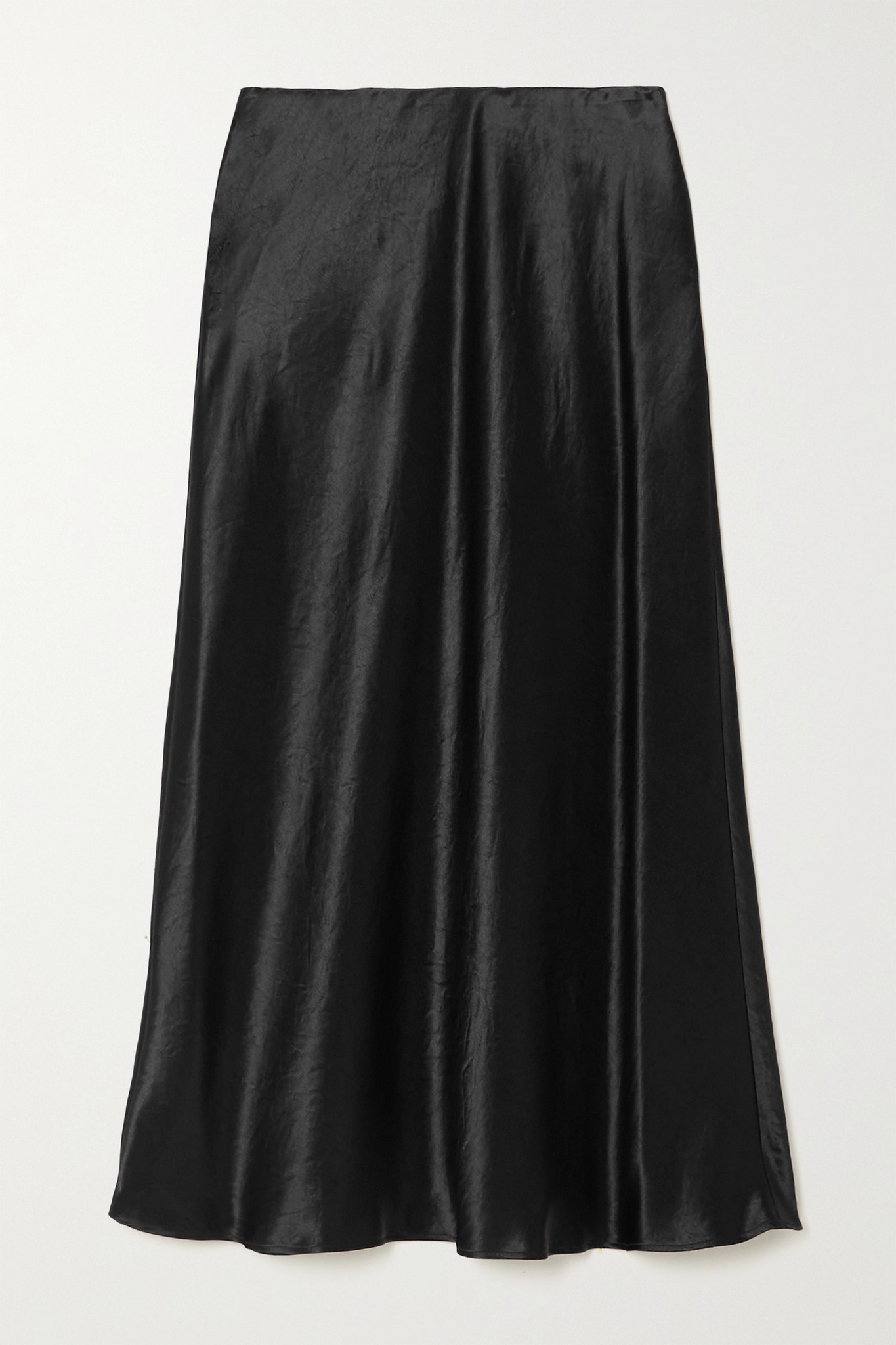 Max Mara + Leisure Alessio washed-satin midi skirt | REVERSIBLE