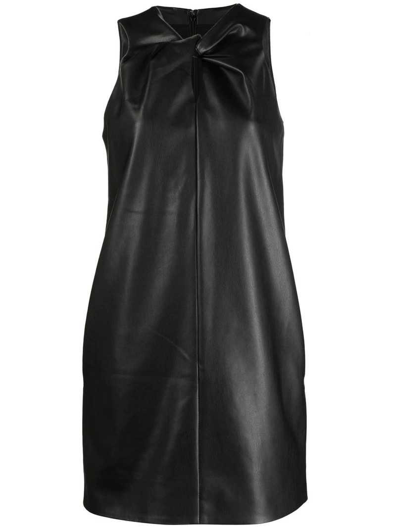 twist-front sleeveless dress 1
