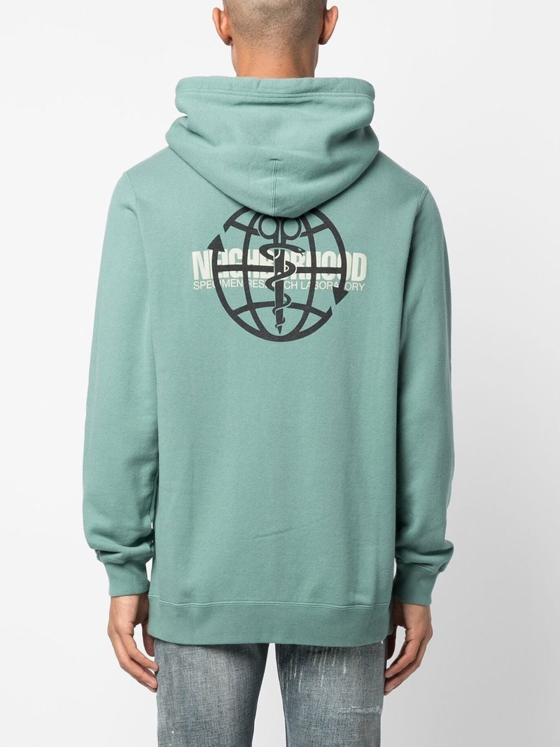 x DRXSRL logo-print detail hoodie 4
