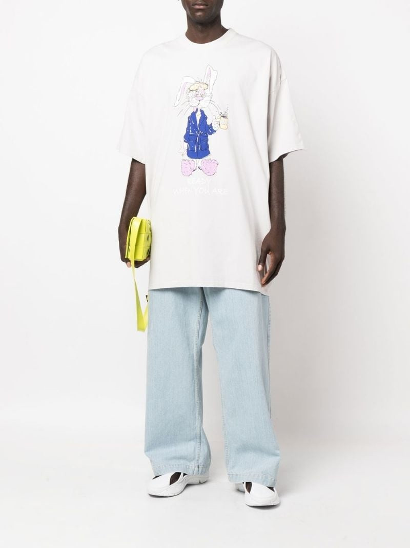Martine Rose Bunny graphic-print T-shirt outlook