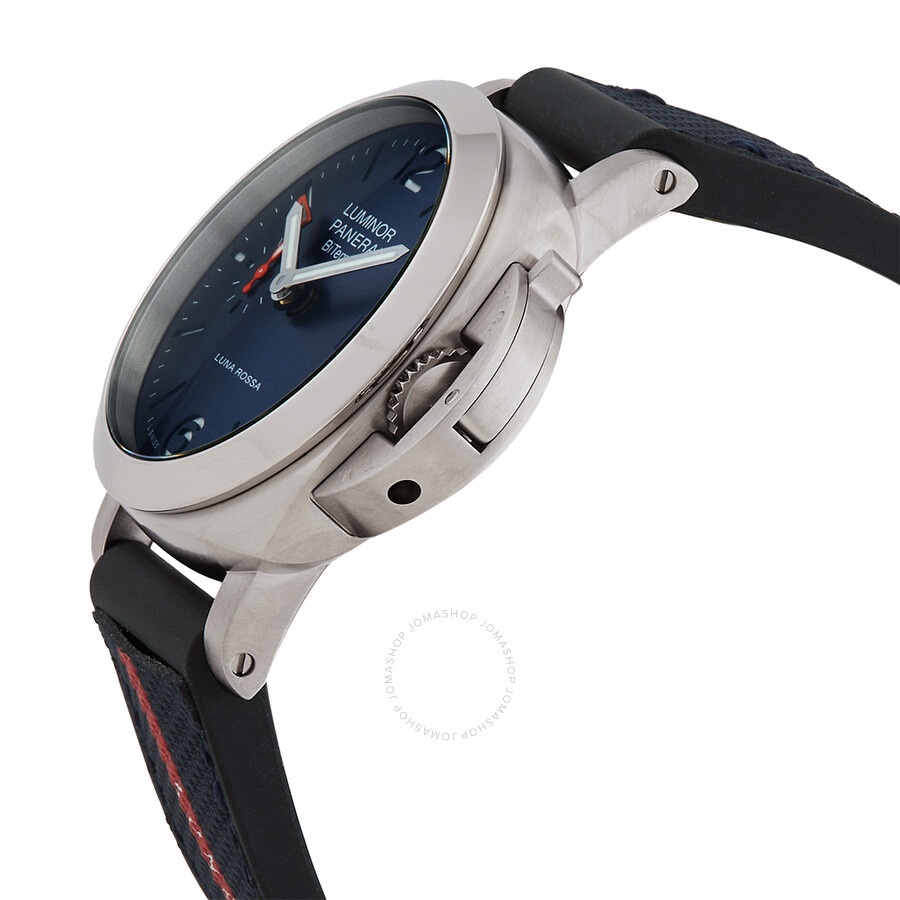 Panerai Luminor Quaranta Bitempo Luna Rossa GMT Automatic Blue Dial Men's Watch PAM01404 - 2