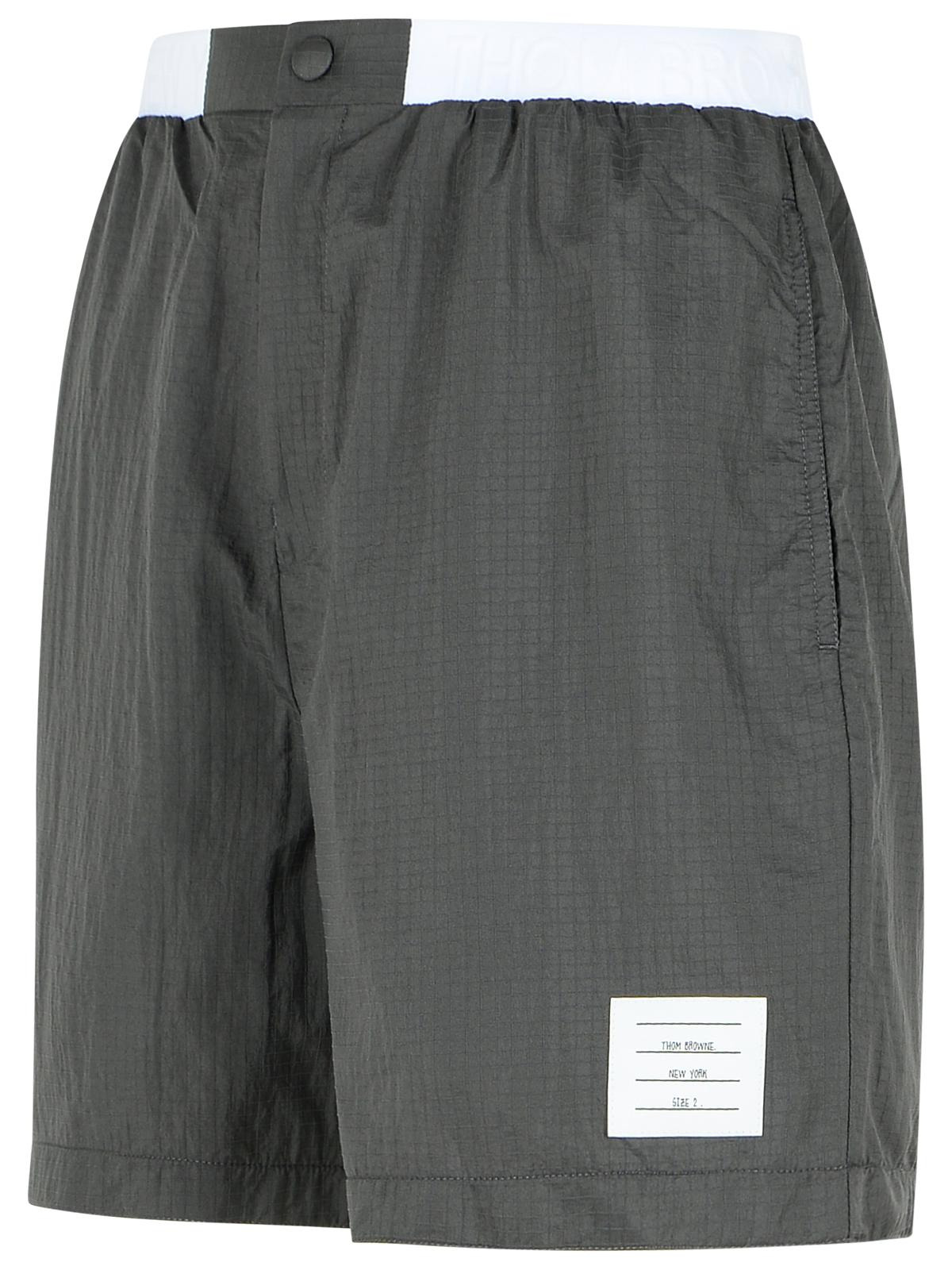 Thom Browne Grey Polyamide Bermuda Shorts Men - 2