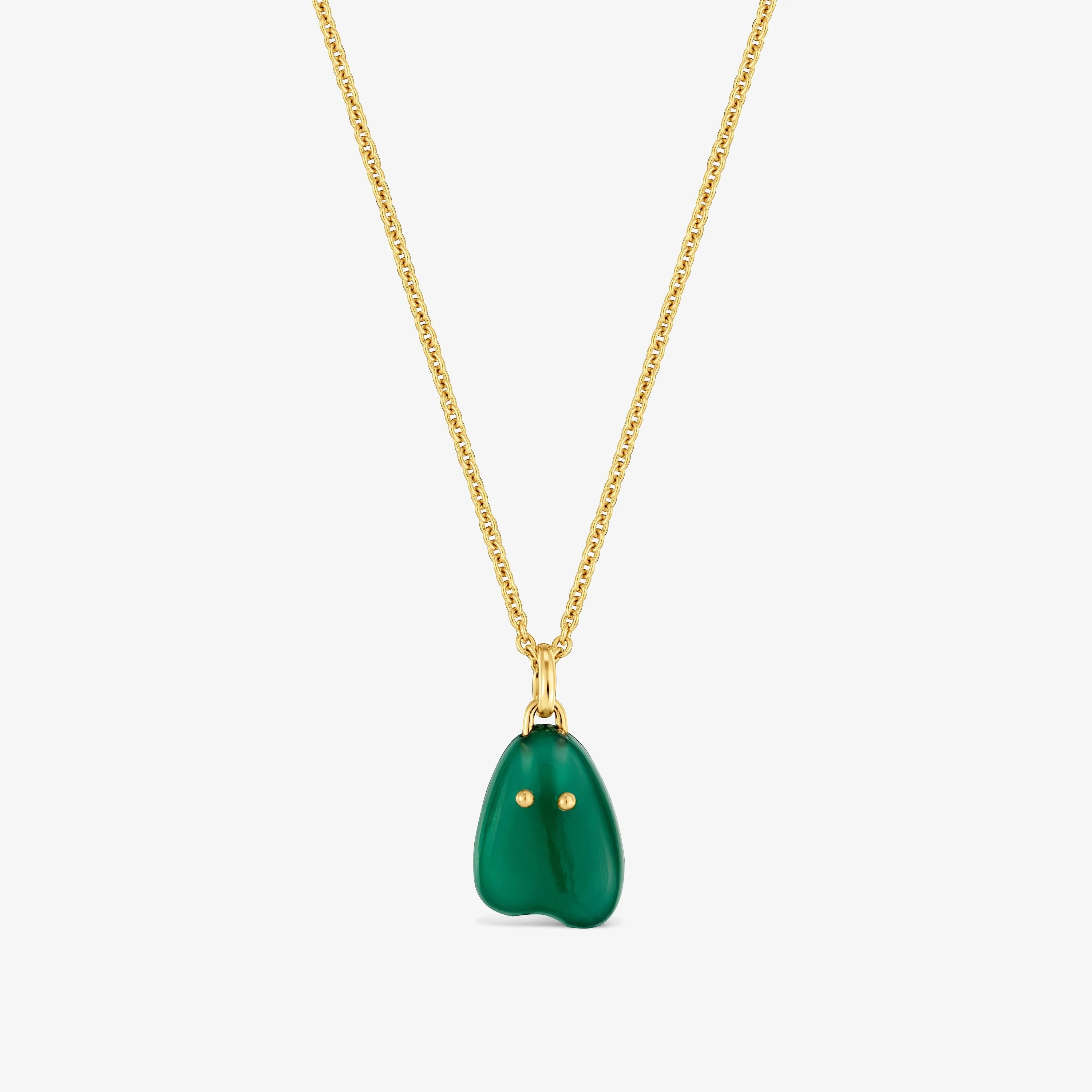 18kt gold vermeil and chalcedony Necklace TOUS Boo - 1
