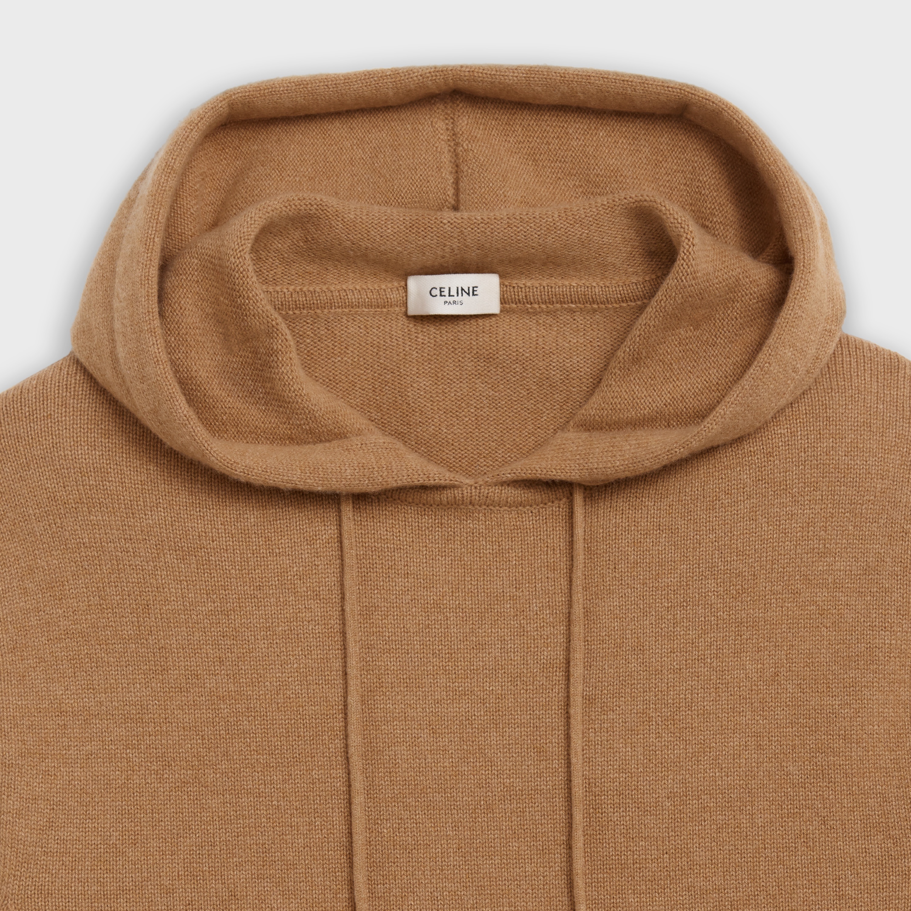 SWEATER WITH HOOD IN ICONIC CASHMERE - 3