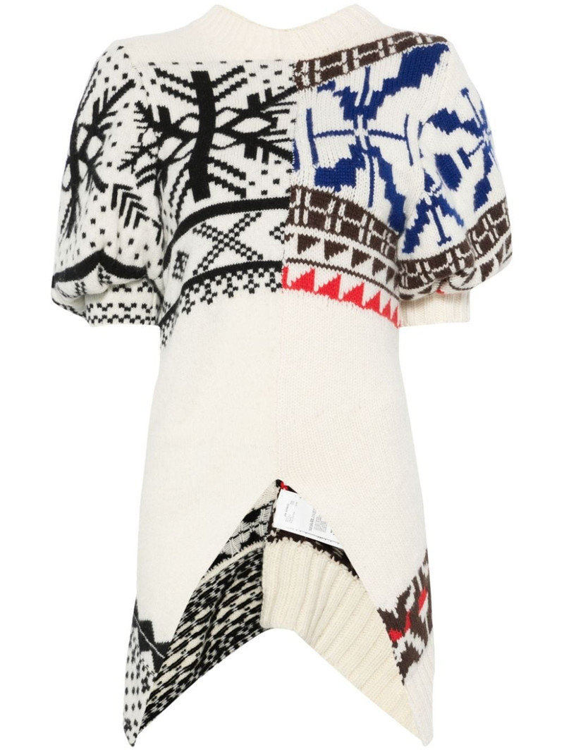 jacquard-pattern sweater 1